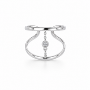 925 Silver Harmony Link Ring