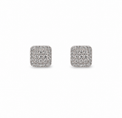 Silver Sterling Ava Diamond Earring