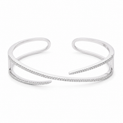 Diamond  Dazzling Free Size Kada