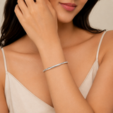 Oxidised Thread Style Free Kada