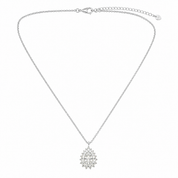 925 Silver Diana Pear Necklace
