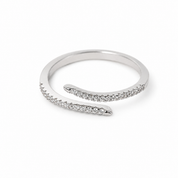 925 Silver Unique Diamond Ring