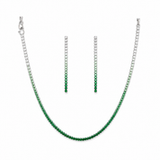Nikita Necklace set - Green