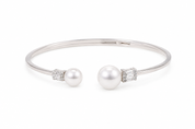 925 Silver Twin Pearl Kada
