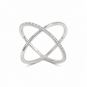 Sterling Silver Oval Stylish Ring