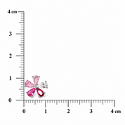 Rainbow Petal Earring - Pink