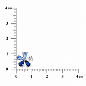 Rainbow Petal Earring - Blue