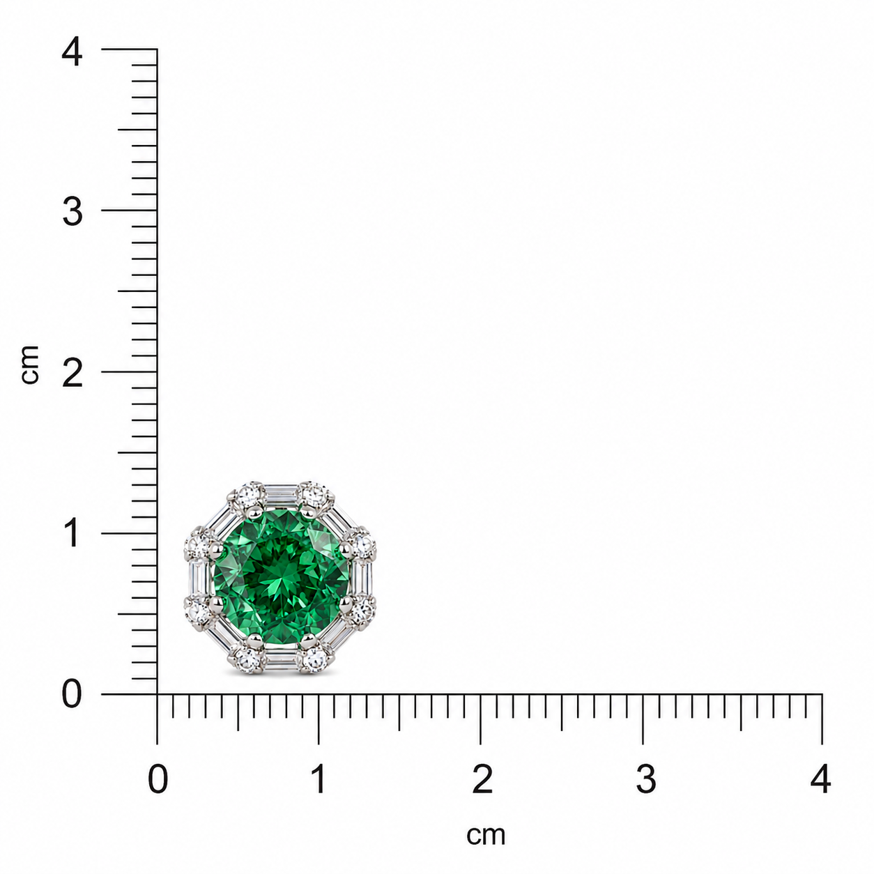 925 Silver Bubble Studs - Green