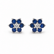 Aanya Studs Earring - Dark Blue