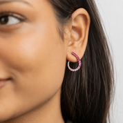 Gradient Earrings - Pink