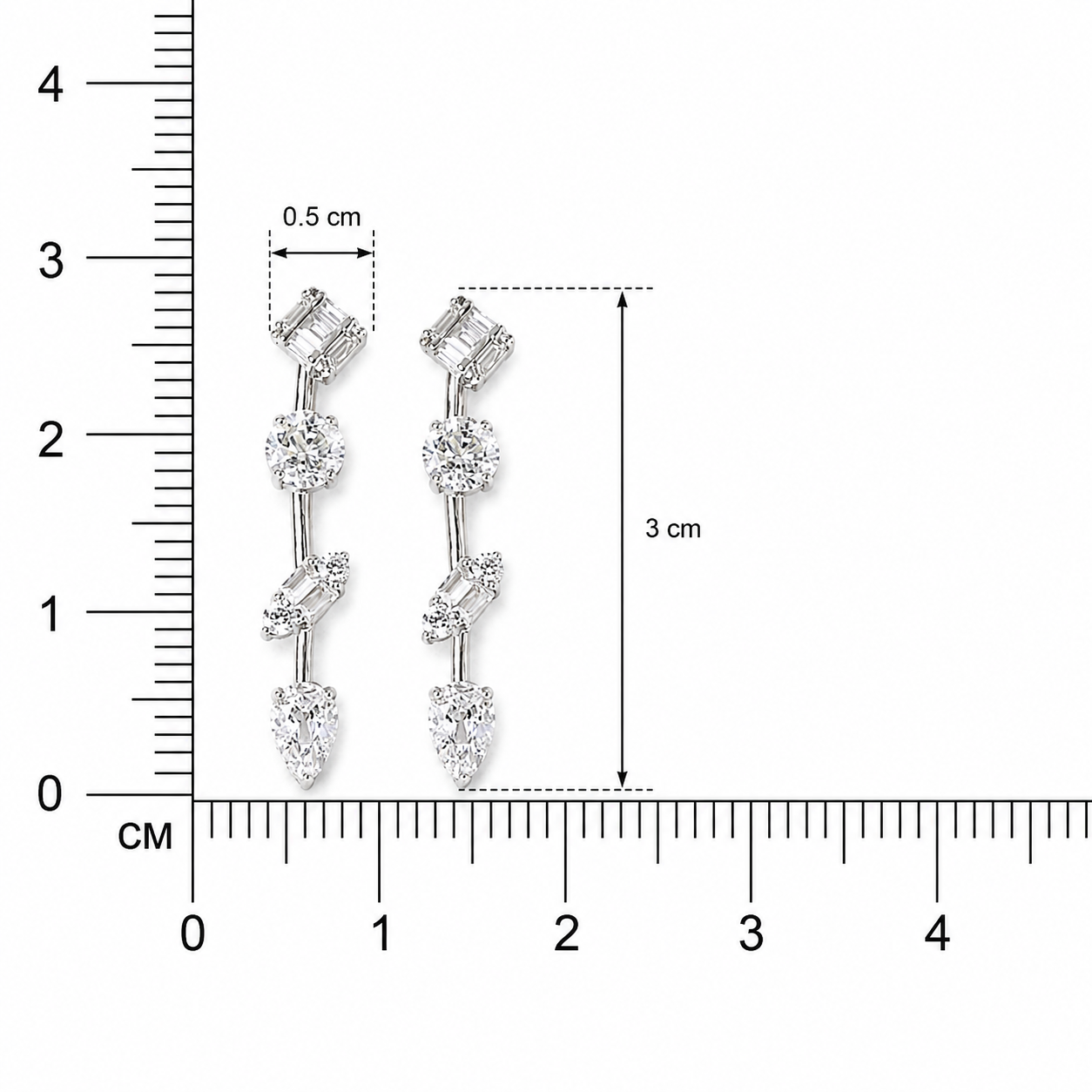 Silver Zahra Cuff Earring