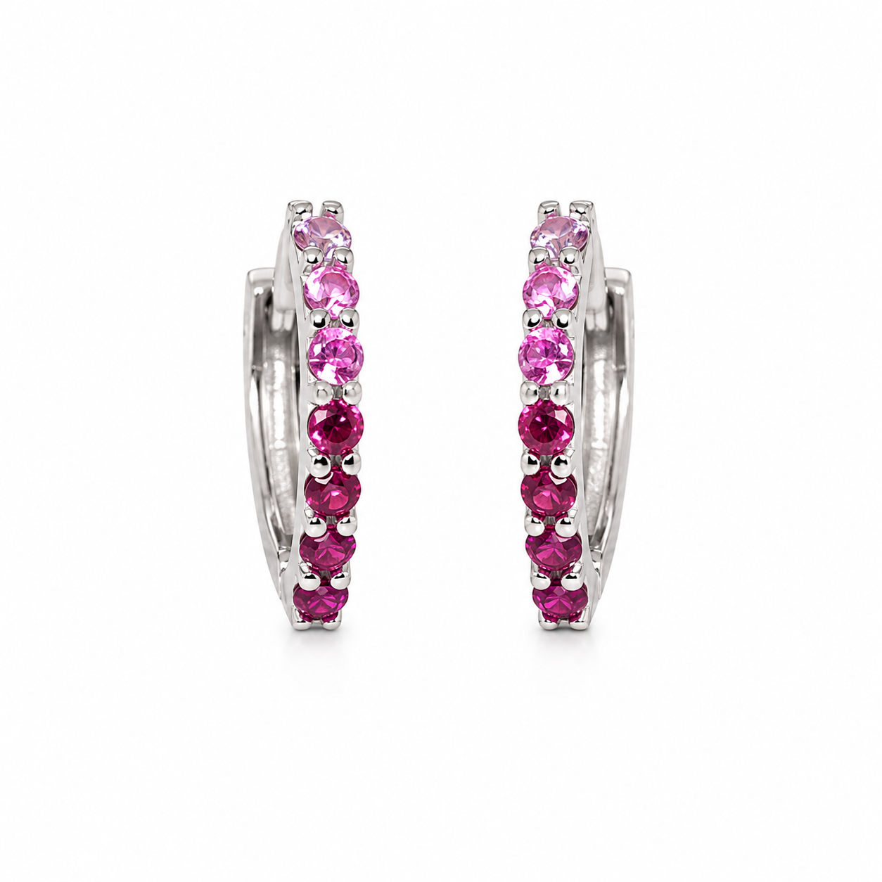 Tine Diamond Earring - Pink