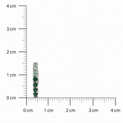 Tine Diamond Earring - Green