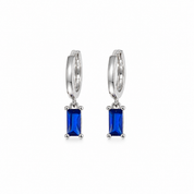 Radiant Drop Earring - Dark Blue