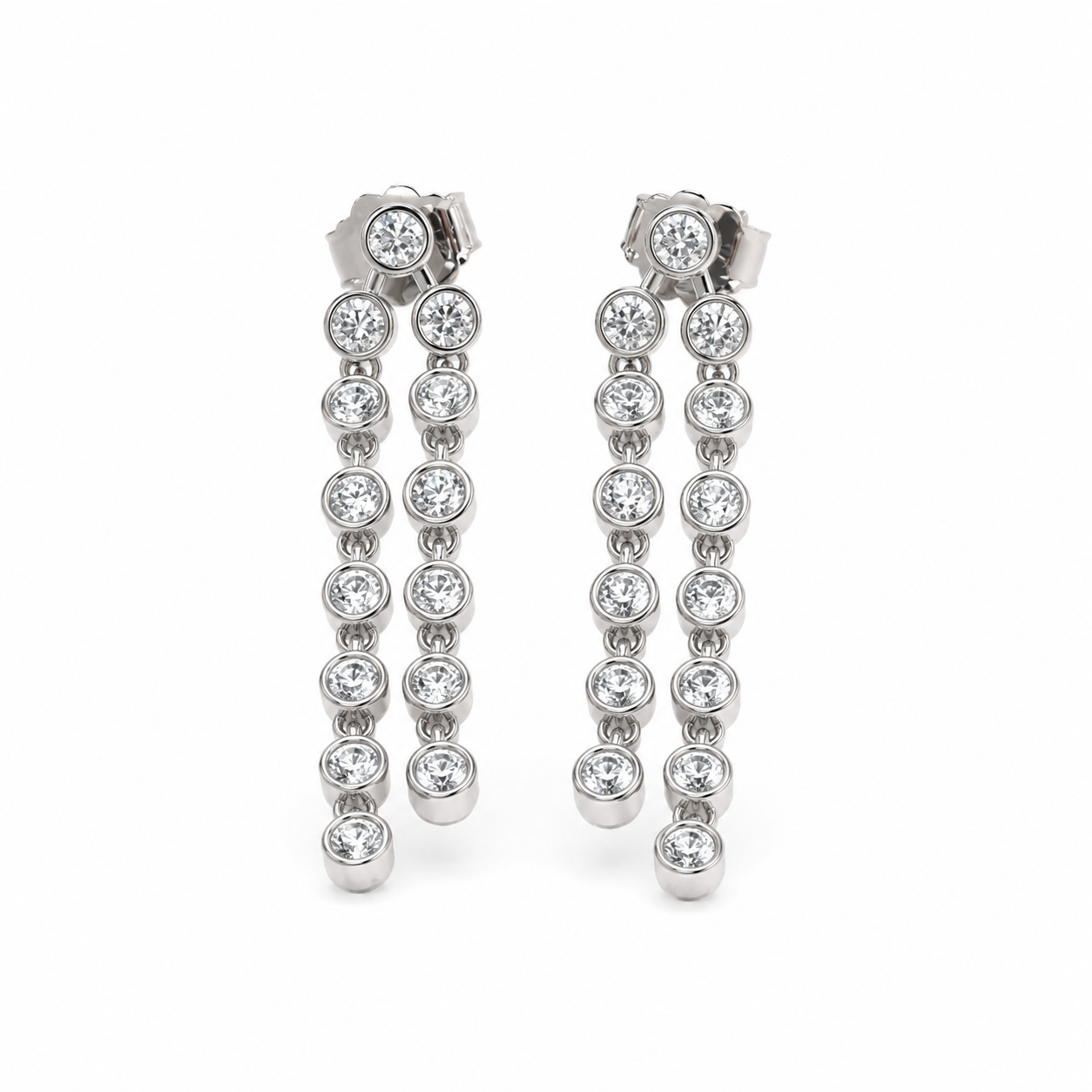 Oshma Drop Diamond Earring