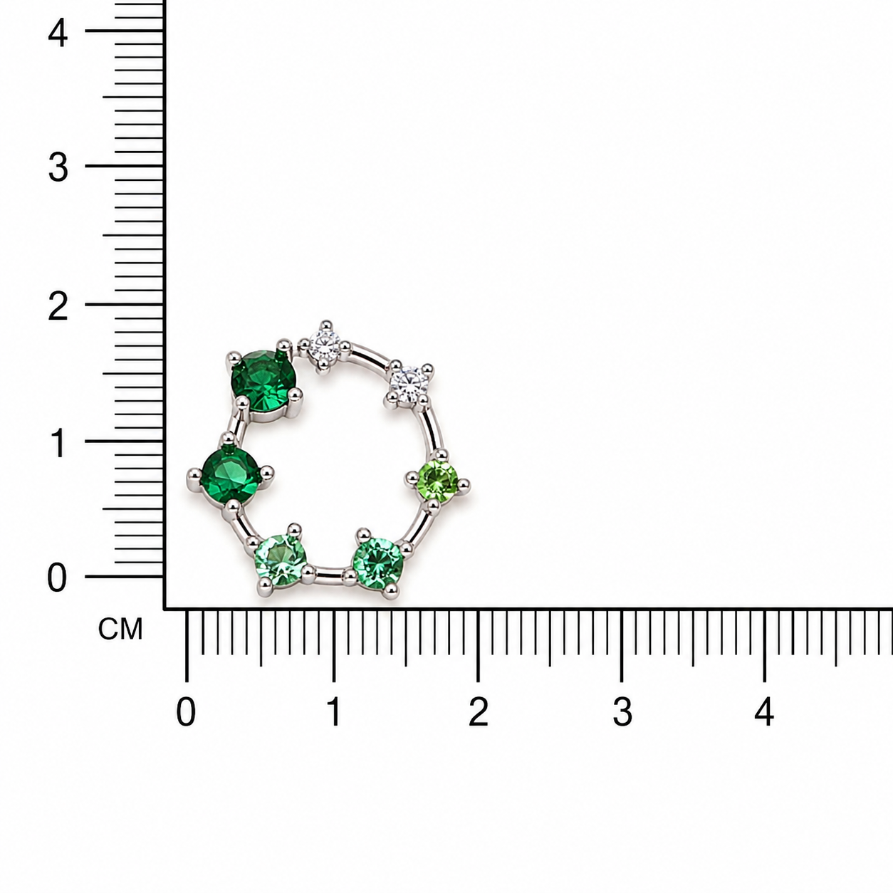 Mini Novak Earrings - Green