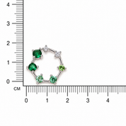 Mini Novak Earrings - Green