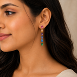 925 Silver Colour Pop Earring