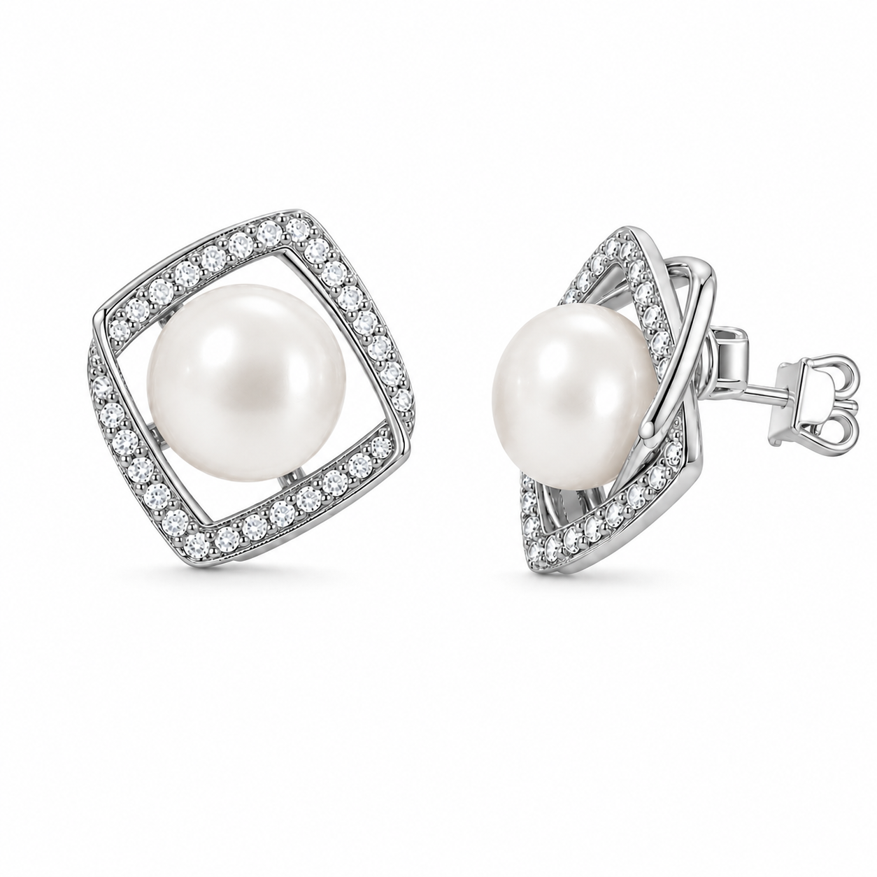 Square Pearl Elegance