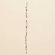 925 Silver Pearl And Fern Bracelet