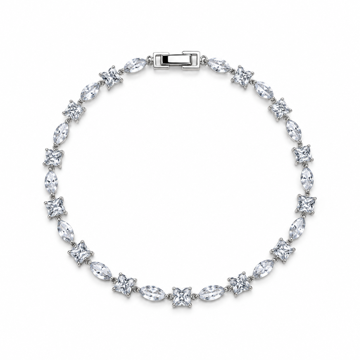 Square And Marquis Bracelet