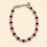 Shakira Tennis Bracelet -Dark Pink