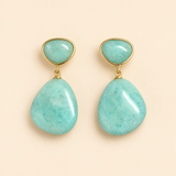 925 Silver Luisa Drop Earrings -Mint Green