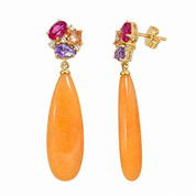 925 Silver Stella Drop Earrings