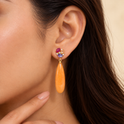 925 Silver Stella Drop Earrings