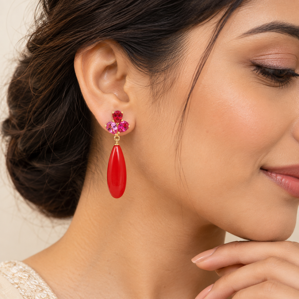 925 Silver Cosima Drop Earrings