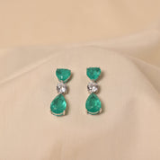 Torquise Drops and Dangler Earring for Women by Elyta