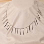 Silver Flooded Necklace