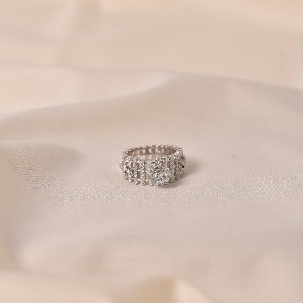 Silver Evolve Ring