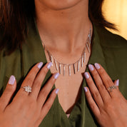 Silver Flooded Necklace