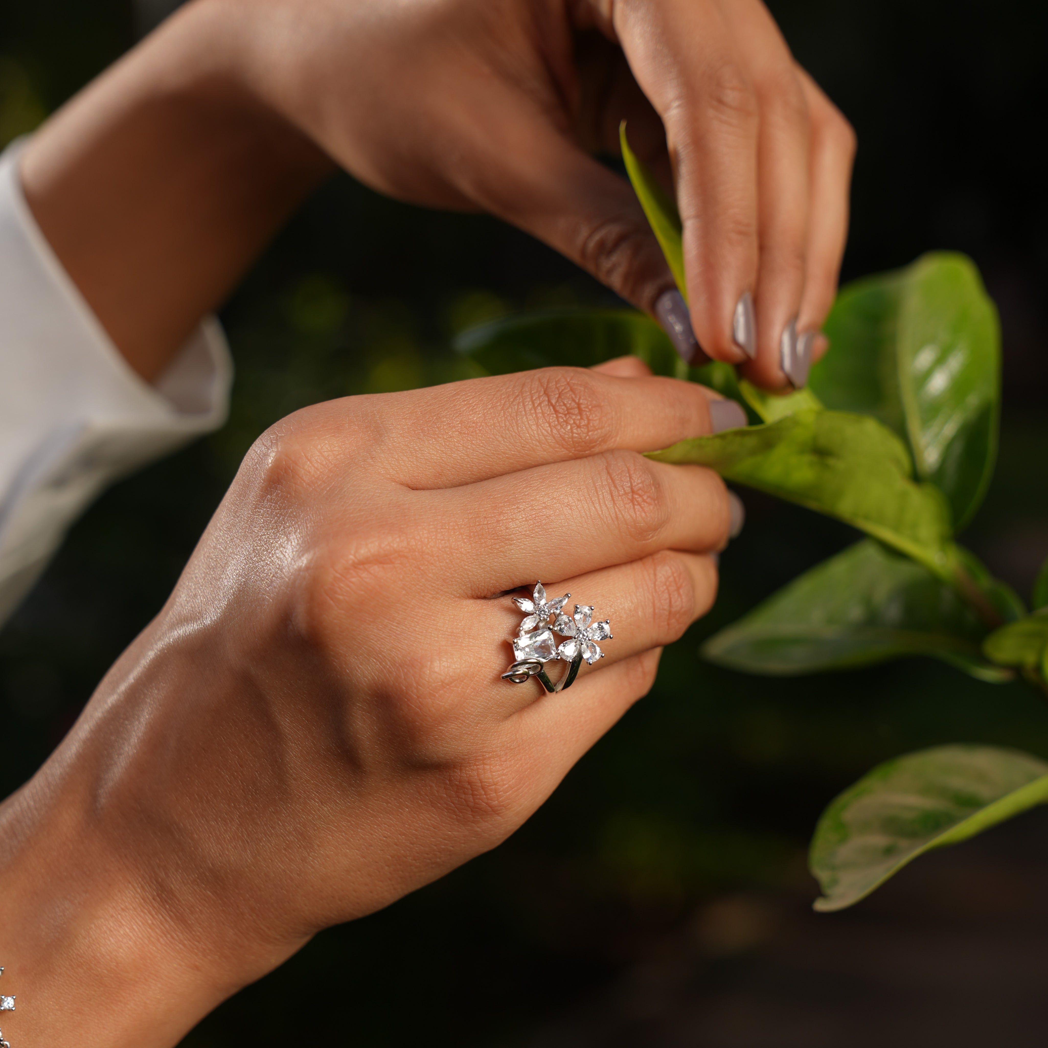 Silver Opal Oasis Ring