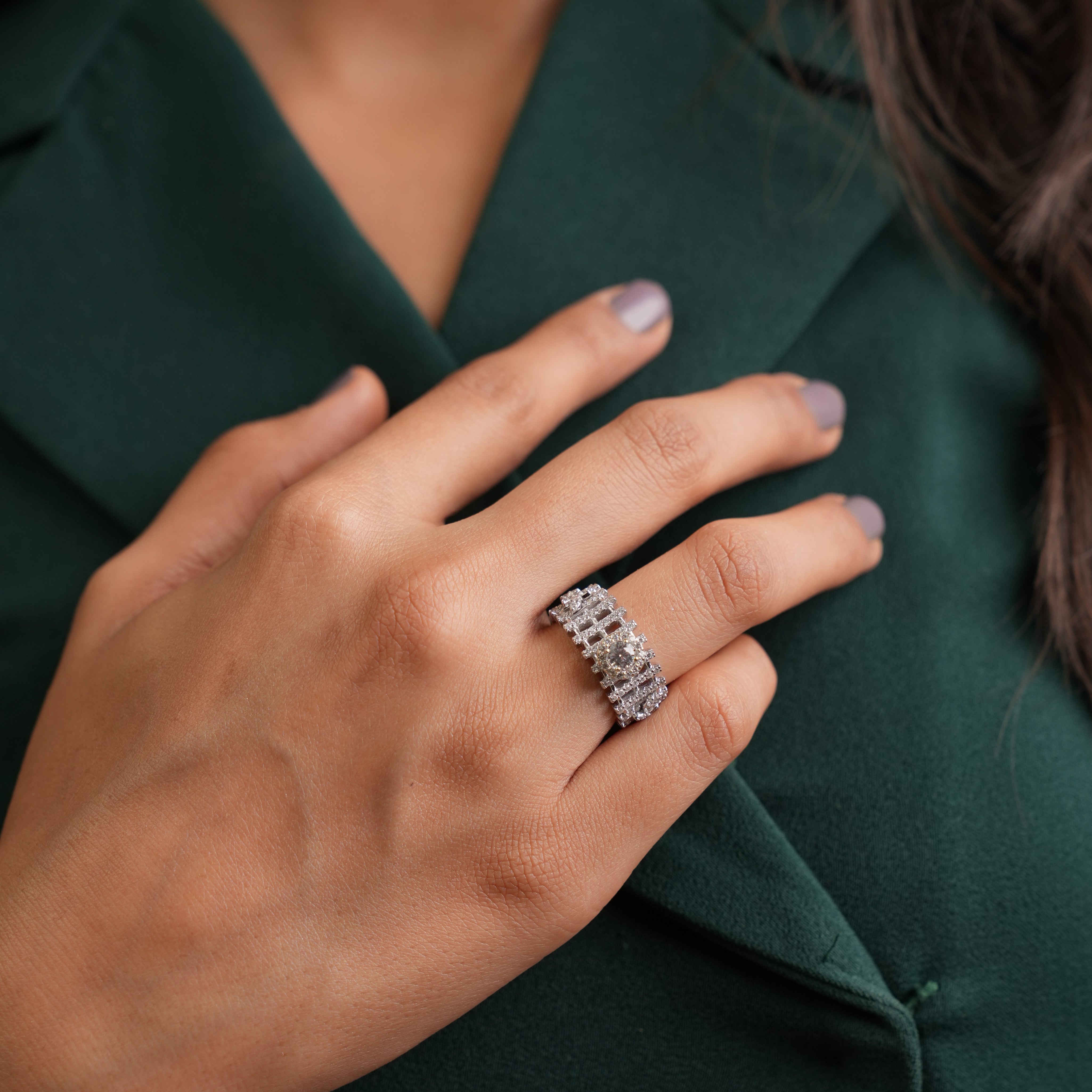 Silver Evolve Ring