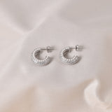 Hoopla Earrings- Silver