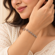 Petite Flowers Tennis Bracelet