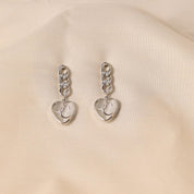 Office wear 925 silver Earring - Elyta