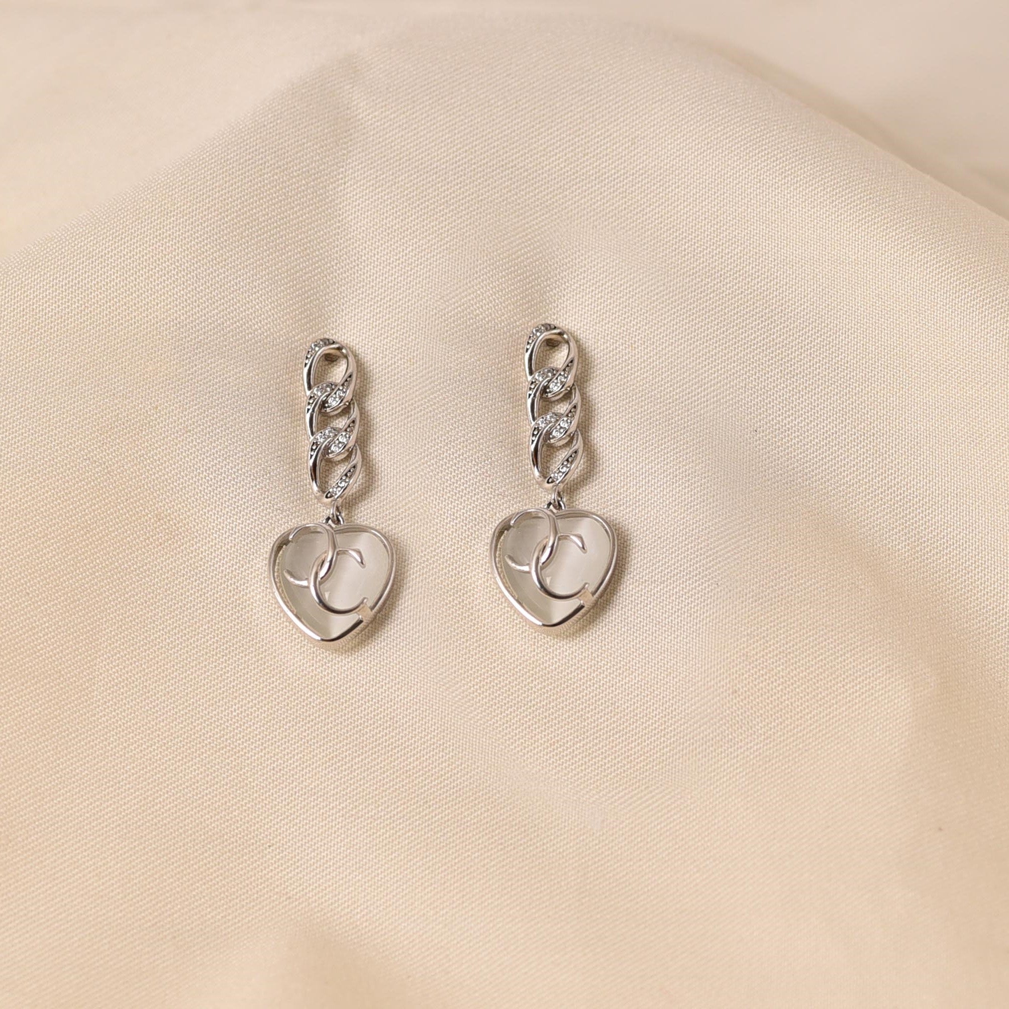 Office wear 925 silver Earring - Elyta