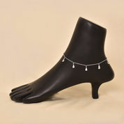 925 Silver Stylish Anklet for Girls