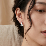 Silver Sterling Truvi Round Earring