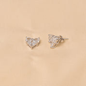 Hallmarked Silver Heart Shape Earring for Girls - Elyta