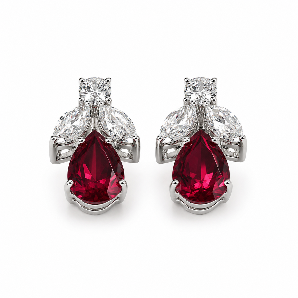 Meadows Earrings - Red