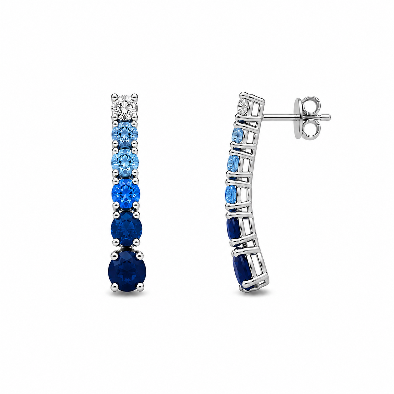 Rainbow Earrings - Blue