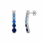 Rainbow Earrings - Blue