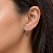 Rainbow Earrings - Pink