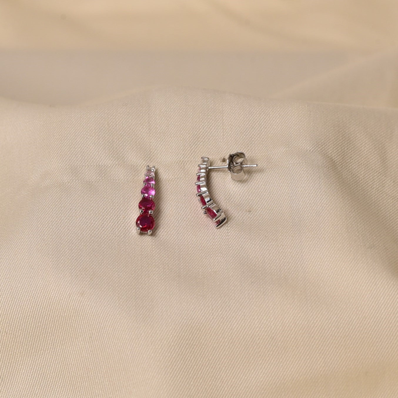 Rainbow Earrings - Pink