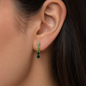Rainbow Earrings - Green