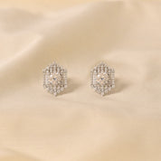 Silver Hexgaon Earrings